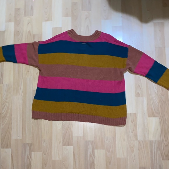 Colourful Striped Long Sleeve Sweater | size: S | BillaBong - Picture 3 of 6